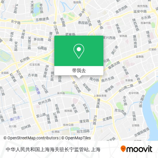 中华人民共和国上海海关驻长宁监管站地图