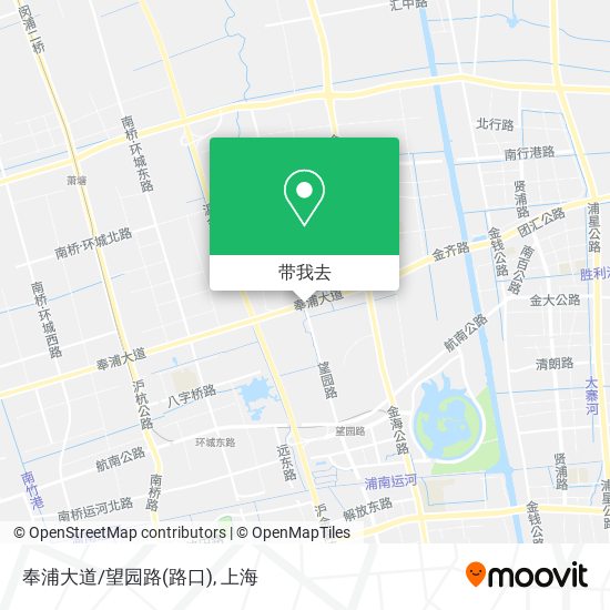 奉浦大道/望园路(路口)地图