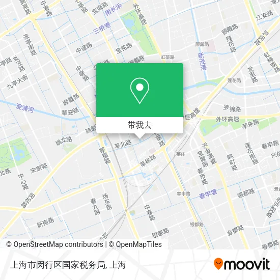 上海市闵行区国家税务局地图