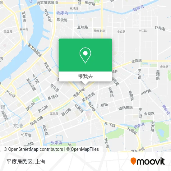 平度居民区地图