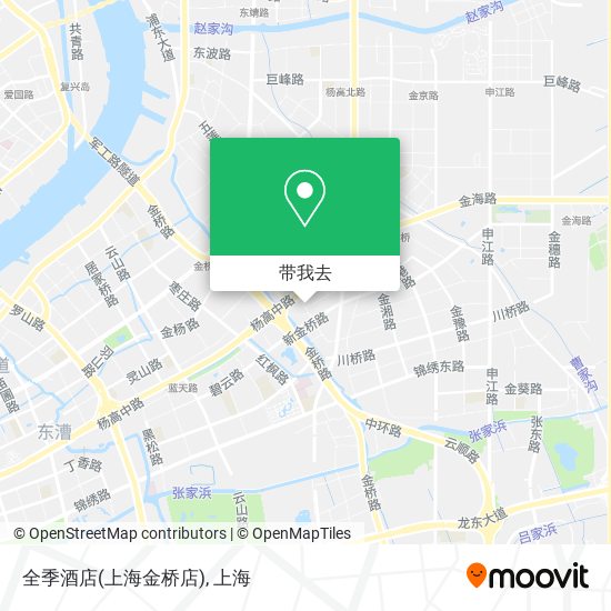 全季酒店(上海金桥店)地图