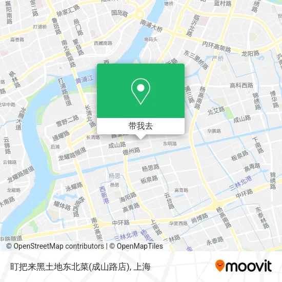 盯把来黑土地东北菜(成山路店)地图