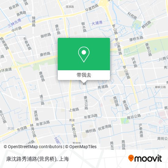 康沈路秀浦路(营房桥)地图