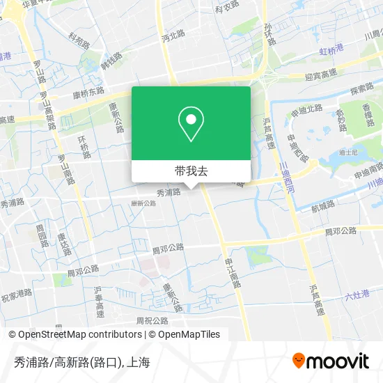 秀浦路/高新路(路口)地图