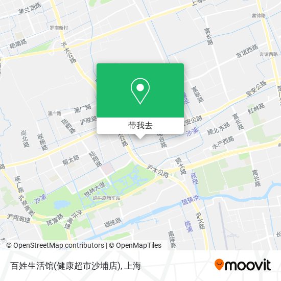 百姓生活馆(健康超市沙埔店)地图