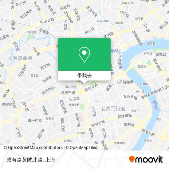 威海路黄陂北路地图