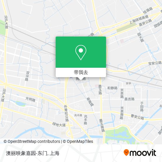 澳丽映象嘉园-东门地图