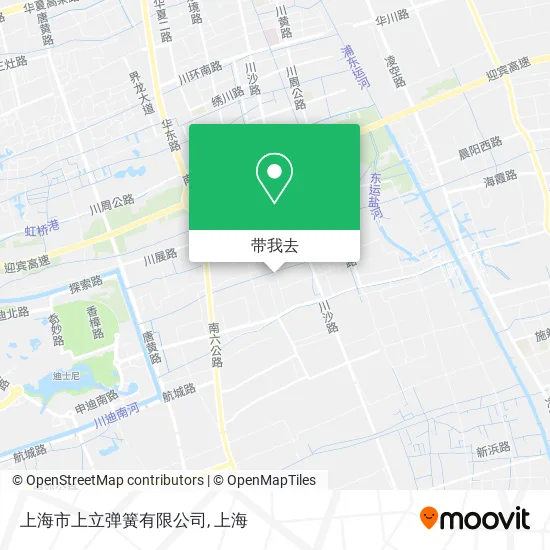 上海市上立弹簧有限公司地图