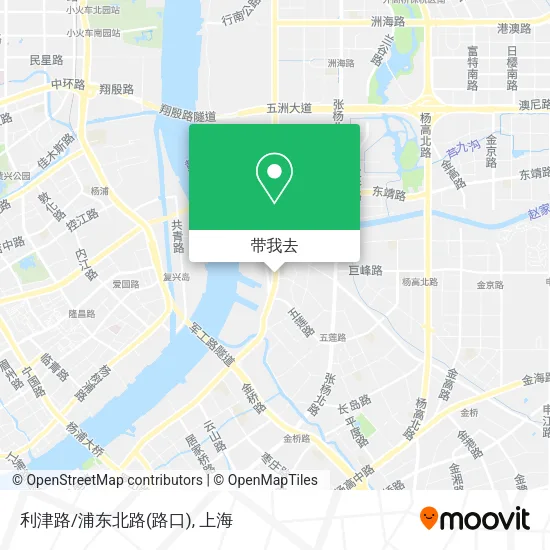 利津路/浦东北路(路口)地图