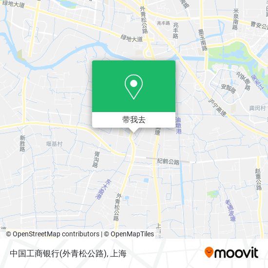 中国工商银行(外青松公路)地图