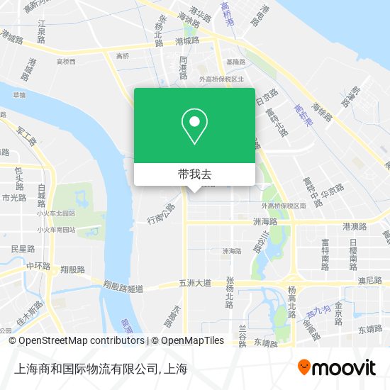 上海商和国际物流有限公司地图