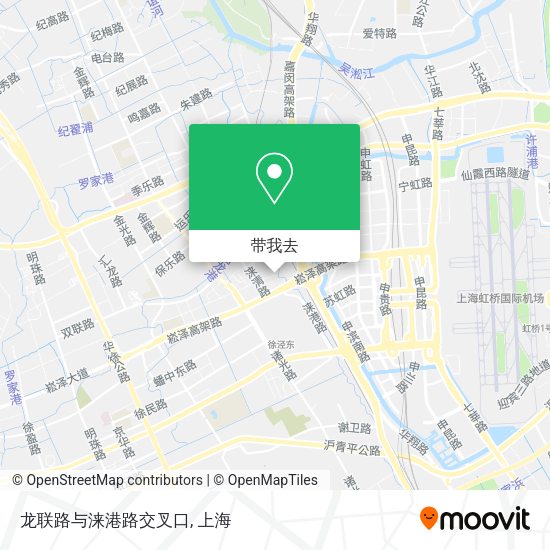 龙联路与涞港路交叉口地图
