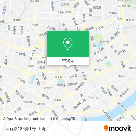 阜新路184弄1号地图