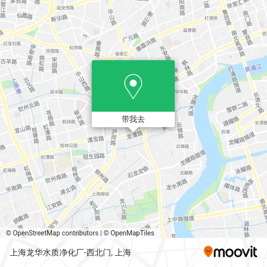 上海龙华水质净化厂-西北门地图