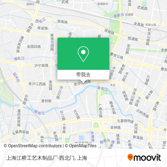 上海江桥工艺木制品厂-西北门地图