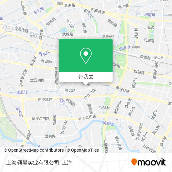上海领昊实业有限公司地图