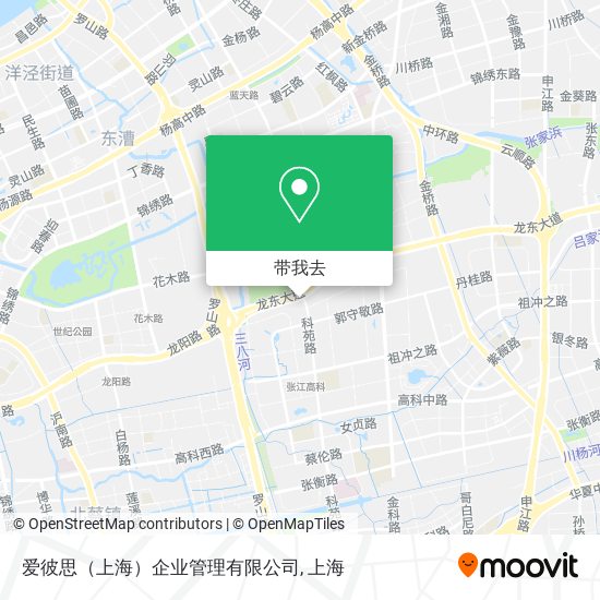 爱彼思（上海）企业管理有限公司地图