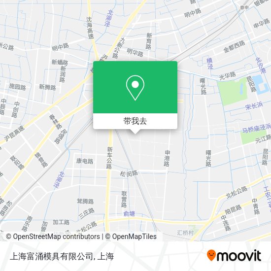 上海富涌模具有限公司地图