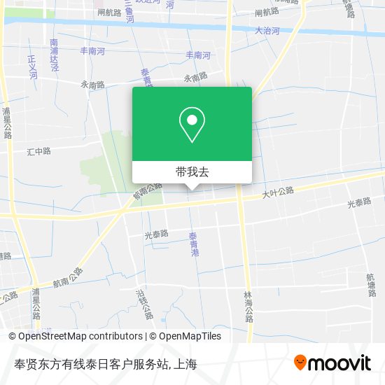 奉贤东方有线泰日客户服务站地图