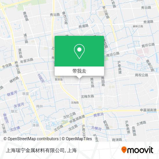 上海瑞宁金属材料有限公司地图