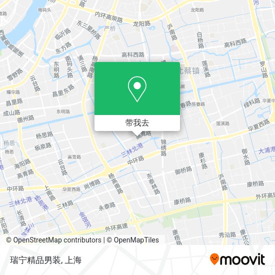 瑞宁精品男装地图