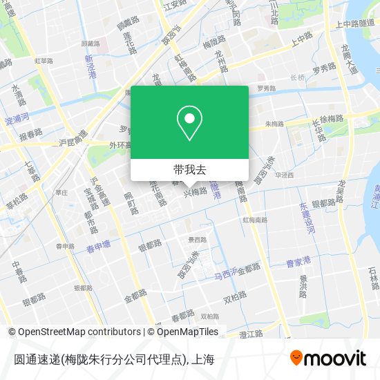 圆通速递(梅陇朱行分公司代理点)地图