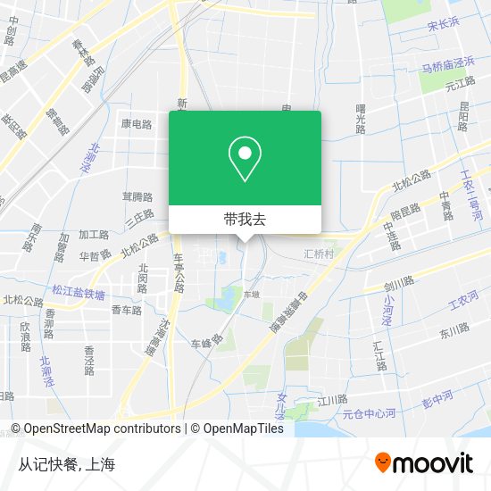 从记快餐地图
