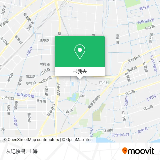 从记快餐地图