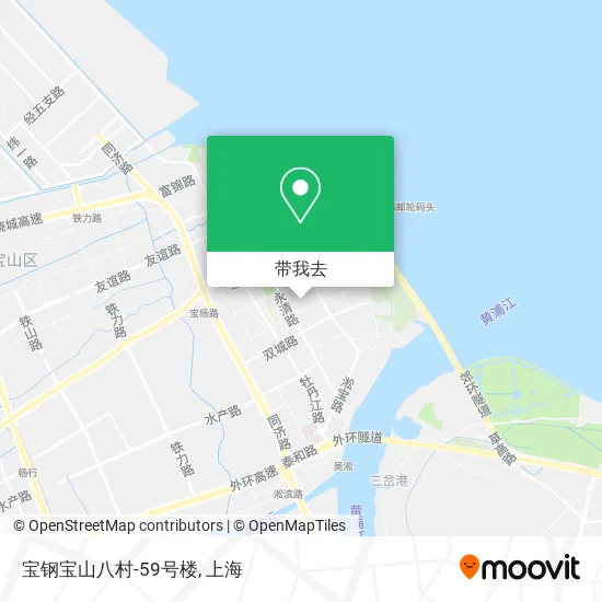 宝钢宝山八村-59号楼地图