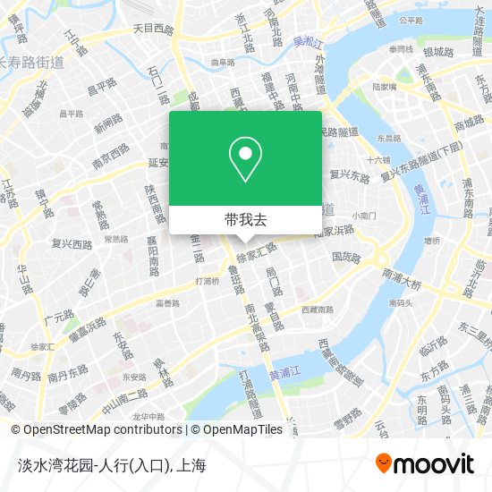 淡水湾花园-人行(入口)地图