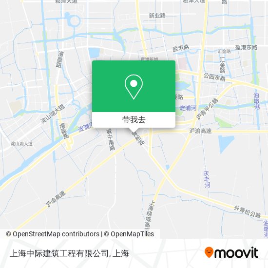 上海中际建筑工程有限公司地图