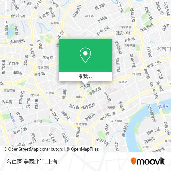 名仁医-美西北门地图