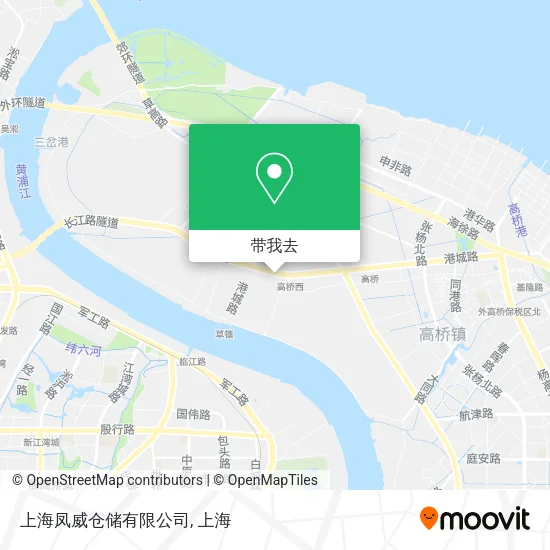 上海凤威仓储有限公司地图