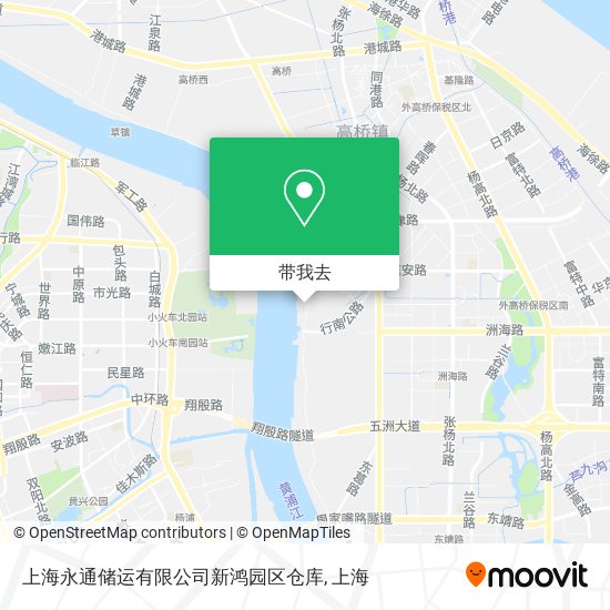 上海永通储运有限公司新鸿园区仓库地图
