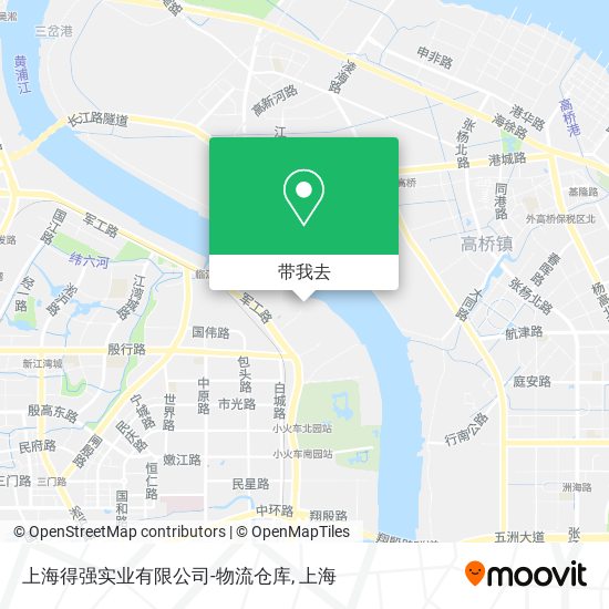 上海得强实业有限公司-物流仓库地图