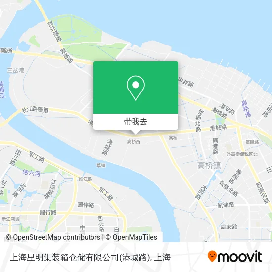 上海星明集装箱仓储有限公司(港城路)地图