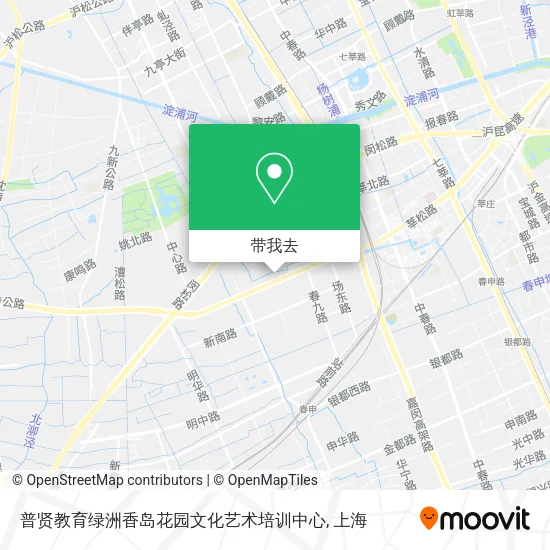 普贤教育绿洲香岛花园文化艺术培训中心地图
