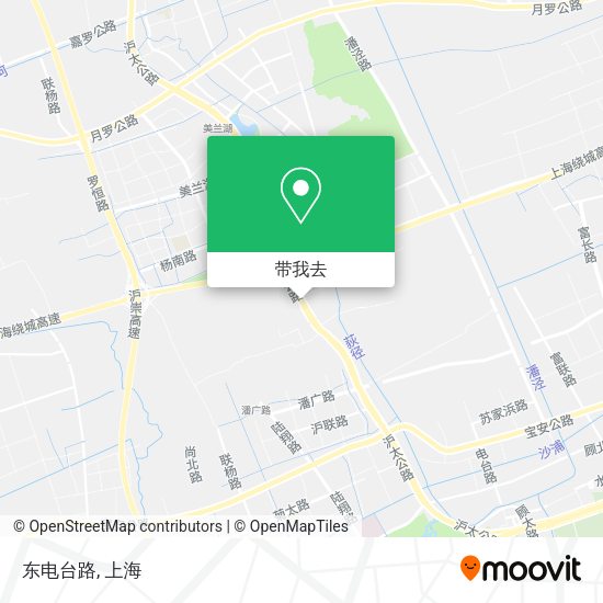东电台路地图