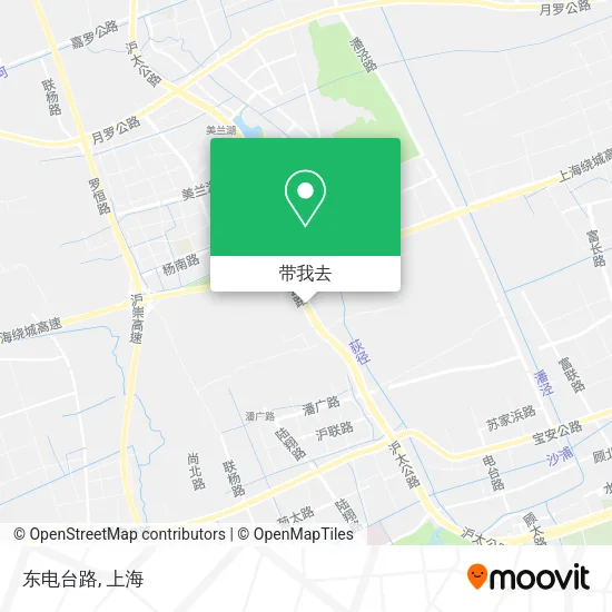 东电台路地图