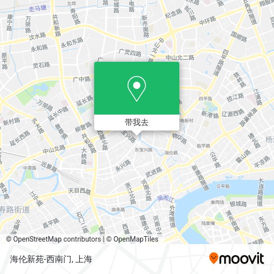 海伦新苑-西南门地图