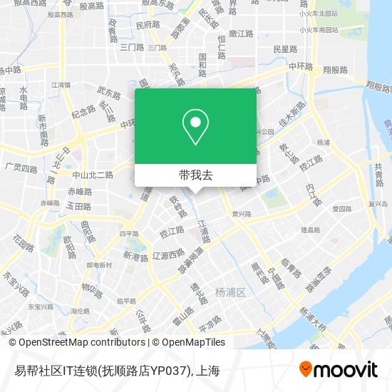 易帮社区IT连锁(抚顺路店YP037)地图