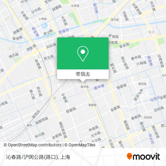 沁春路/沪闵公路(路口)地图