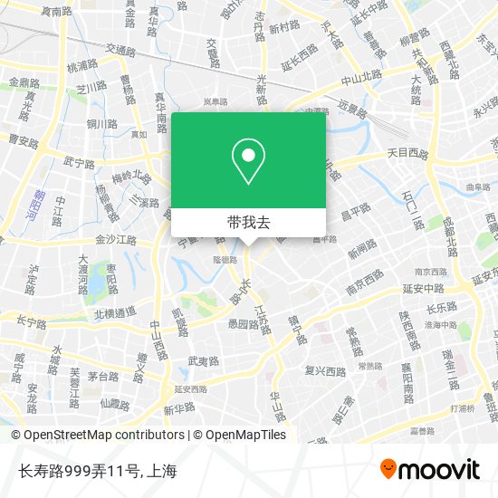 长寿路999弄11号地图