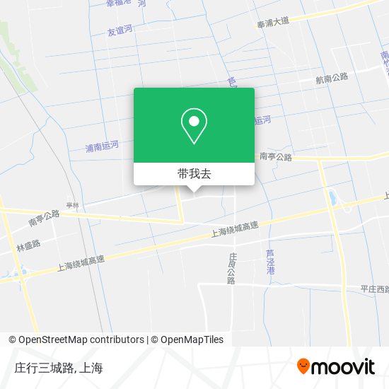 庄行三城路地图