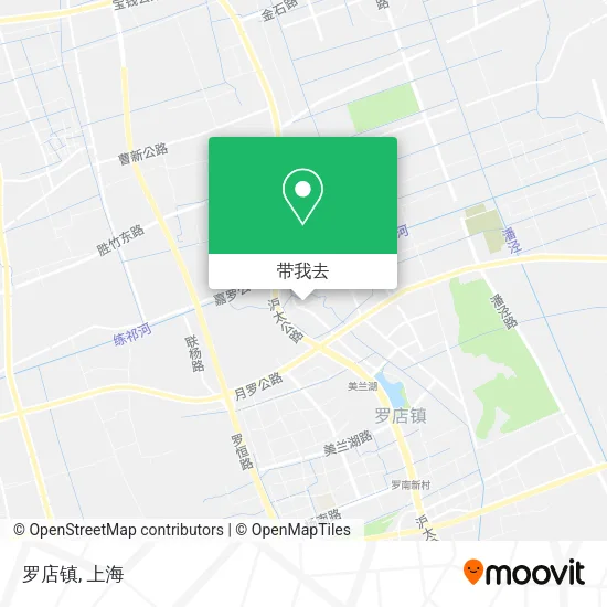 罗店镇地图