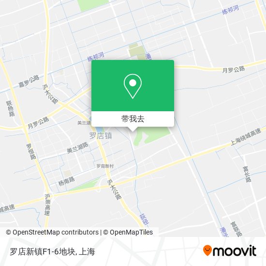 罗店新镇F1-6地块地图