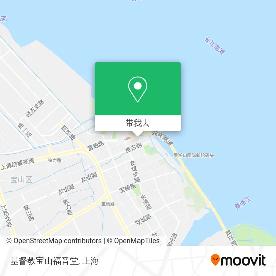 基督教宝山福音堂地图