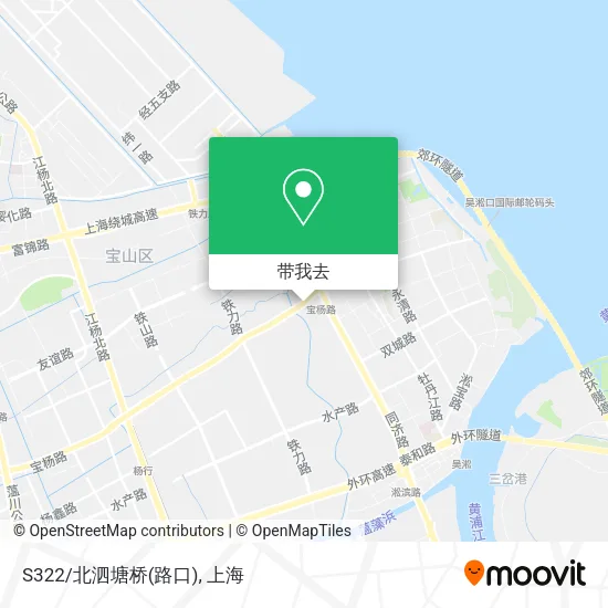 S322/北泗塘桥(路口)地图
