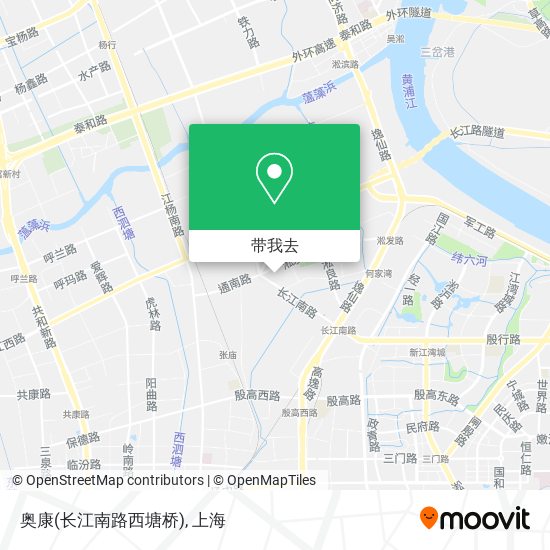 奥康(长江南路西塘桥)地图