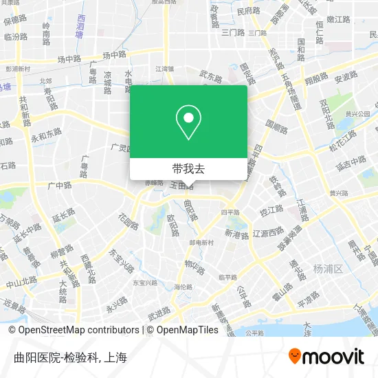 曲阳医院-检验科地图